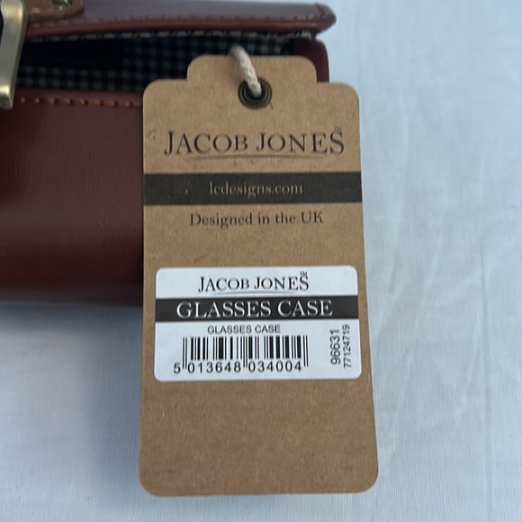 Jacob Jones London Vegan Leather Eyeglass Case-BNWT - Picture 6 of 6
